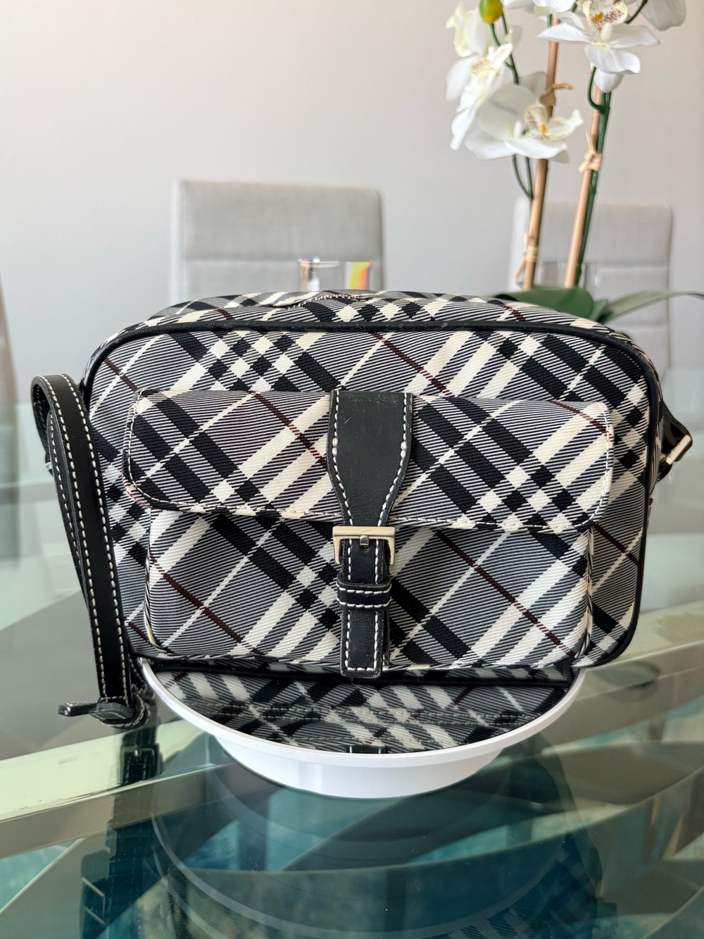 Burberry Blue Label Nova Check Camera / Crossbody Bag